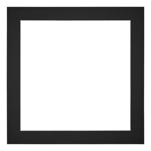 Passe Partout 20x20cm Carton Black Edge 4cm Straight Front | Yourdecoration.com