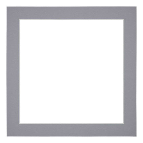 Passe Partout 20x20cm Carton Gray Edge 4cm Straight Front | Yourdecoration.com