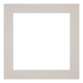 Passe Partout 20x20cm Carton Gray Gray Edge 5cm Straight Front | Yourdecoration.com