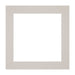 Passe Partout 20x20cm Carton Gray Gray Edge Straight Front | Yourdecoration.com