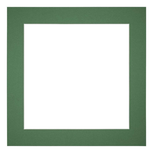 Passe Partout 20x20cm Carton Green Forest Edge 5cm Straight Front | Yourdecoration.com