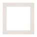 Passe Partout 20x20cm Carton Light Gray Edge Straight Front | Yourdecoration.com