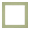 Passe Partout 20x20cm Carton Mint Green Edge Straight Front | Yourdecoration.com