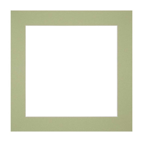 Passe Partout 20x20cm Carton Mint Green Edge Straight Front | Yourdecoration.com