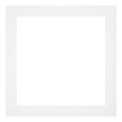 Passe Partout 20x20cm Carton White Edge 4cm Straight Front | Yourdecoration.com