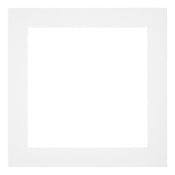 Passe Partout 20x20cm Carton White Edge 5cm Straight Front | Yourdecoration.com