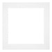 Passe Partout 20x20cm Carton White Edge 5cm Straight Front | Yourdecoration.com