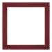 Passe Partout 20x20cm Carton Wine Red Edge 4cm Straight Front | Yourdecoration.com