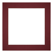Passe Partout 20x20cm Carton Wine Red Edge 5cm Straight Front | Yourdecoration.com