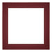 Passe Partout 20x20cm Carton Wine Red Edge 5cm Straight Front | Yourdecoration.com