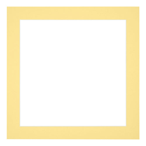 Passe Partout 20x20cm Carton Yellow Edge 4cm Straight Front | Yourdecoration.com