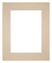 Passe Partout 20x25cm Carton Beige Edge Straight Front | Yourdecoration.com