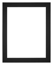 Passe Partout 20x25cm Carton Black Edge 4cm Straight Front | Yourdecoration.com