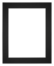 Passe Partout 20x25cm Carton Black Edge 5cm Straight Front | Yourdecoration.com