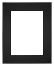 Passe Partout 20x25cm Carton Black Edge Straight Front | Yourdecoration.com