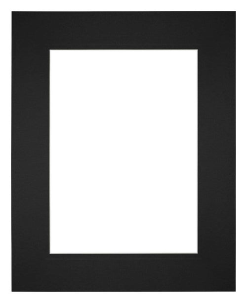 Passe Partout 20x25cm Carton Black Edge Straight Front | Yourdecoration.com