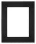 Passe Partout 20x25cm Carton Black Edge Straight Front | Yourdecoration.com