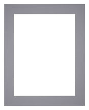 Passe Partout 20x25cm Carton Gray Edge 5cm Straight Front | Yourdecoration.com