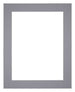 Passe Partout 20x25cm Carton Gray Edge 5cm Straight Front | Yourdecoration.com