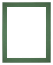 Passe Partout 20x25cm Carton Green Forest Edge 4cm Straight Front | Yourdecoration.com