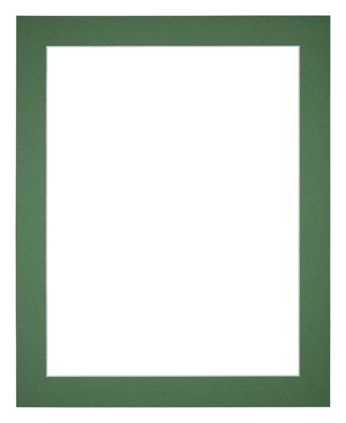 Passe Partout 20x25cm Carton Green Forest Edge 4cm Straight Front | Yourdecoration.com