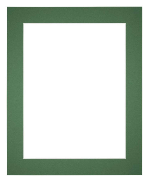 Passe Partout 20x25cm Carton Green Forest Edge 5cm Straight Front | Yourdecoration.com