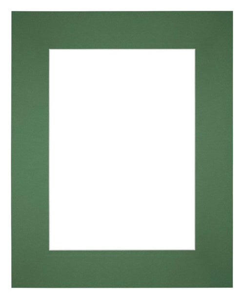 Passe Partout 20x25cm Carton Green Forest Edge Straight Front | Yourdecoration.com