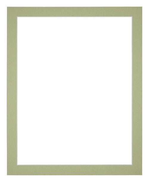 Passe Partout 20x25cm Carton Mint Green Edge 3cm Straight Front | Yourdecoration.com