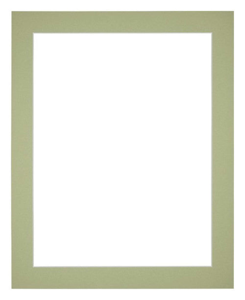 Passe Partout 20x25cm Carton Mint Green Edge 4cm Straight Front | Yourdecoration.com