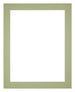 Passe Partout 20x25cm Carton Mint Green Edge 4cm Straight Front | Yourdecoration.com