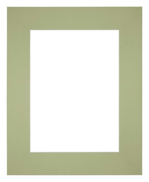 Passe Partout 20x25cm Carton Mint Green Edge Straight Front | Yourdecoration.com