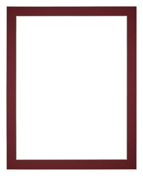 Passe Partout 20x25cm Carton Wine Red Edge 3cm Straight Front | Yourdecoration.com