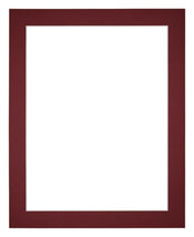 Passe Partout 20x25cm Carton Wine Red Edge 4cm Straight Front | Yourdecoration.com