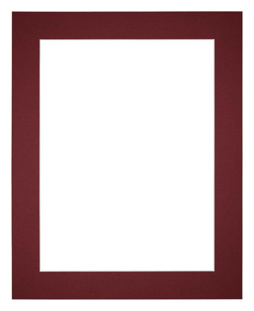 Passe Partout 20x25cm Carton Wine Red Edge 5cm Straight Front | Yourdecoration.com