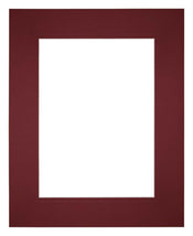 Passe Partout 20x25cm Carton Wine Red Edge Straight Front | Yourdecoration.com