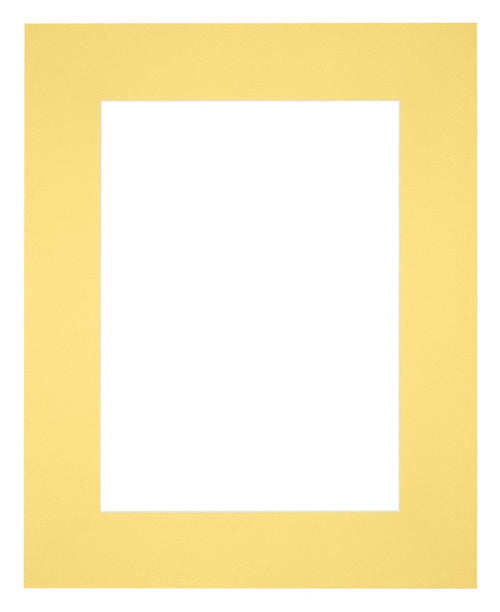 Passe Partout 20x25cm Carton Yellow Edge Straight Front | Yourdecoration.com