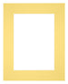 Passe Partout 20x25cm Carton Yellow Edge Straight Front | Yourdecoration.com