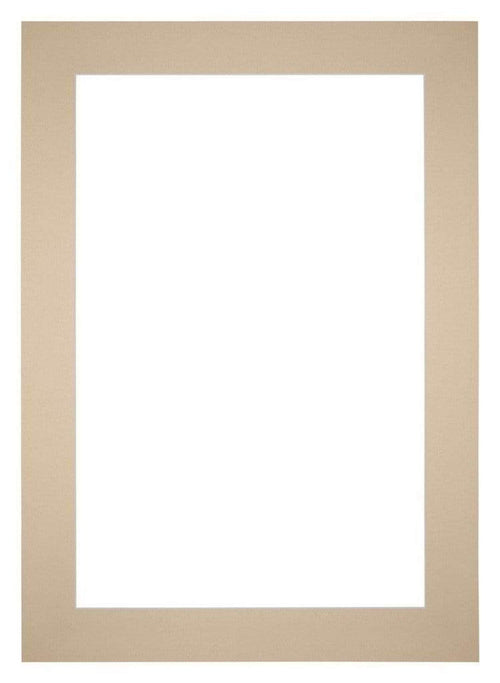 Passe Partout 20x28cm Carton Beige Edge 6cm Straight Front | Yourdecoration.com