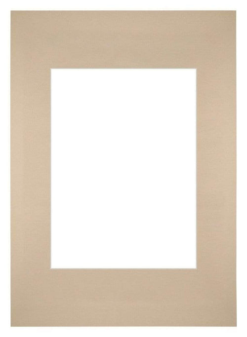 Passe Partout 20x28cm Carton Beige Edge Straight Front | Yourdecoration.com