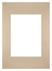 Passe Partout 20x28cm Carton Beige Edge Straight Front | Yourdecoration.com