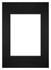 Passe Partout 20x28cm Carton Black Edge Straight Front | Yourdecoration.com