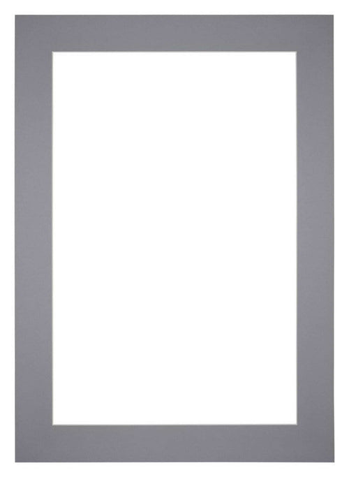 Passe Partout 20x28cm Carton Gray Edge 6cm Straight Front | Yourdecoration.com