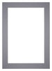 Passe Partout 20x28cm Carton Gray Edge 6cm Straight Front | Yourdecoration.com