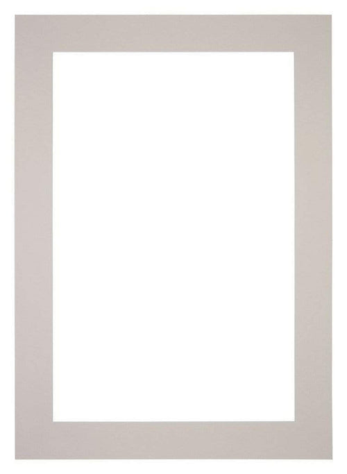 Passe Partout 20x28cm Carton Gray Gray Edge 6cm Straight Front | Yourdecoration.com