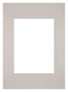 Passe Partout 20x28cm Carton Gray Gray Edge Straight Front | Yourdecoration.com