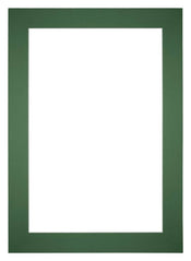Passe Partout 20x28cm Carton Green Forest Edge 6cm Straight Front | Yourdecoration.com