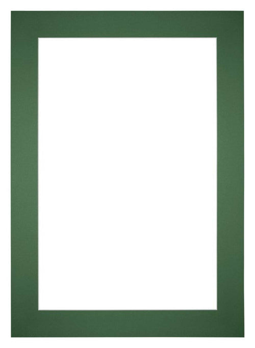 Passe Partout 20x28cm Carton Green Forest Edge 6cm Straight Front | Yourdecoration.com