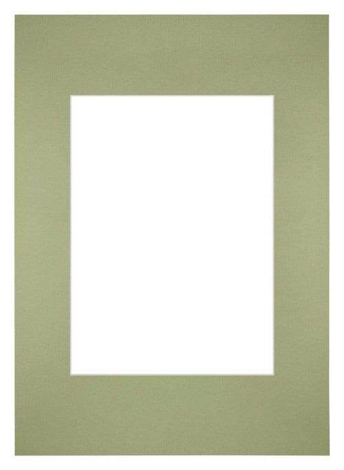 Passe Partout 20x28cm Carton Mint Green Edge Straight Front | Yourdecoration.com