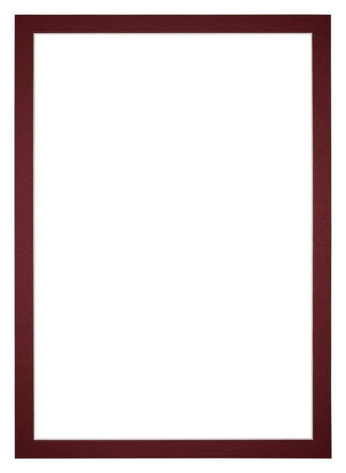 Passe Partout 20x28cm Carton Wine Red Edge 3cm Straight Front | Yourdecoration.com