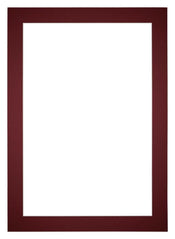 Passe Partout 20x28cm Carton Wine Red Edge 5cm Straight Front | Yourdecoration.com